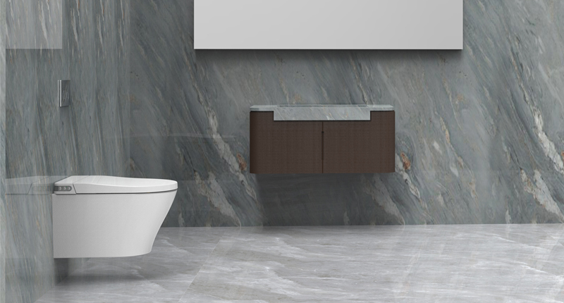 Oceanwell wall hung smart toilet with concealed cistern Oceanwell wall hung smart toilet with concealed cistern