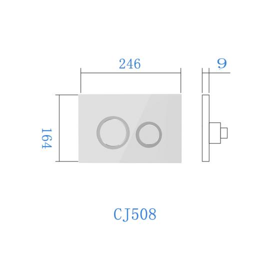 Actuator Flush Plate