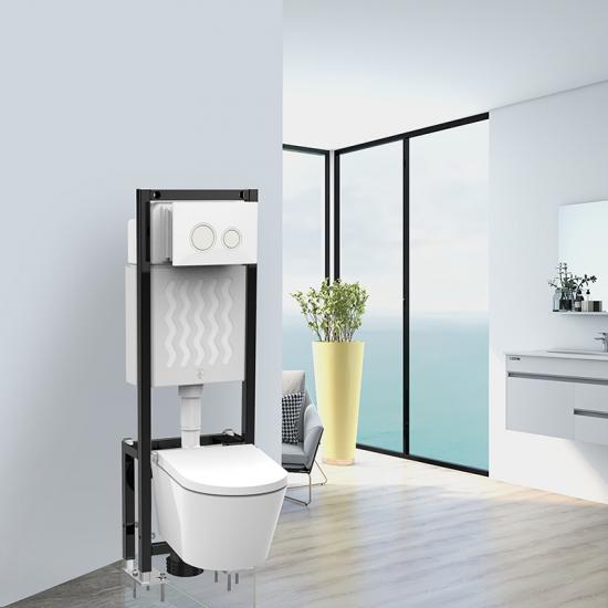 Free standing concealed cistern