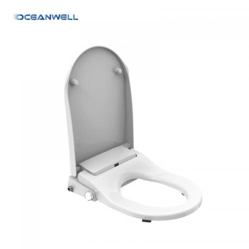 Electronic bidet soft closed seat cover