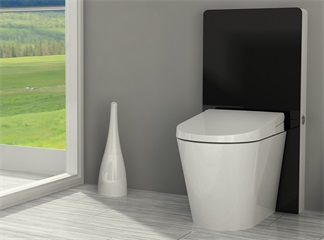 Descubra o futuro do design do banheiro com nossa cisterna de vidro embutido com sensor