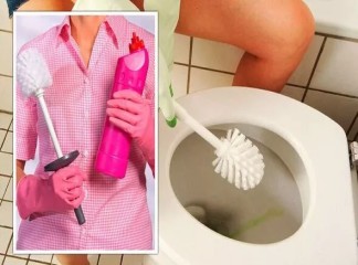 Os lugares mais importantes que você pode perder ao usar uma escova de vaso sanitário
