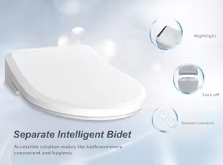 Assento Sanitário Inteligente Oceanwell E552: Controle de Botão Lateral e Design Estendido Redefinem a Higiene