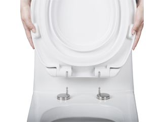 Como funcionam as dobradiças de liberação rápida para assentos sanitários?